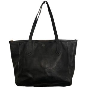 Dark Navy Fossil Leather Purse